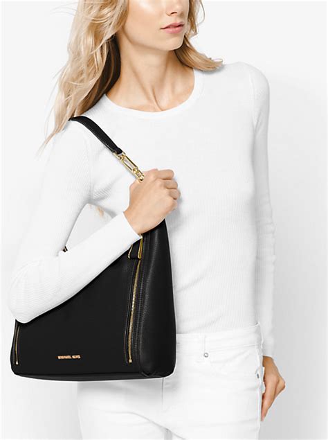 michael michael kors matilda large leather shoulder bag|MICHAEL Michael Kors Matilda Leather Shoulder Bag.